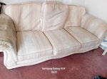 A x3 settee in grnd flr LR 2100 cm settee with detachable back and seat cusions RM3 - removed for £94
