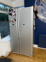 Fridge freezer W90 H175 D66 collected by Teds Waste Services