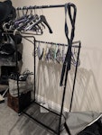 Clothing rail cardboard boxes Cardboard boxes from furniture and clothing rail with wheels (reusable). All must go at the same time. BN2 - removed for £45