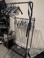 Clothing rail cardboard boxes collected by Waste Machine