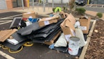 Site Waste - boxes/correx etc Lots of cardboard boxes, old correx, site set up equipment etc LU7 - removed for £214