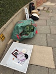 removal needed few loose itema few bits and pieces from attic eg crgistams tree bags and base to car seat W4 - removed for £52