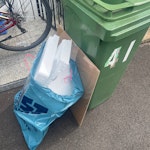 Extra rubbish Extra rubbish that didn’t fit on trash day — don’t take the bin! Just need the bin emptied and the trash beside it taken. W4 - removed for £104