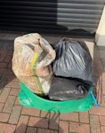 plastic sandpit & general east plastic sandpit (no sand), one medium size bag of rubbish, two small bag of rubbish, one small metal chicken feeder. BR1 - removed for £57