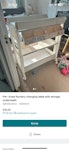 Large bulky waste and electric mattress, desk, electrical items- tower fan and iron, old kids trampoline, cot railings, MDF and nursery changing table W12 - removed for £143