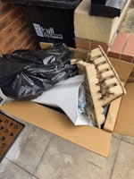 OLD WC AND PACKAGING collected by Skip Rats UK