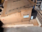 Solar install waste One large pallet, a smaller pallet, boxes and some cables and pigeon fencing RG10 - removed for £138