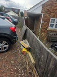 Offcuts wood, foliage, gate Offcuts wood, foliage, small old gate, half a bag of rubble. MK1 - removed for £125