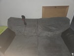 3 seater sofa Sofa dimensions:
Height 30in
Width 34in
Length 73in
2½ flights of stairs N7 - removed for £130