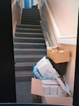 Item to be collected Betfred 840 (HALO0004520) Broken chairs, posters frames, metal rails, WS3 - removed for £120