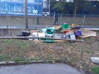 hardboard amplifiers plastic b collected by M&V waste Clearance