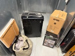 mattress topper, suitcase mattress topper, old dehumidifiers, old inflatable mattress, some frames and a suitcase W10 - removed for £94