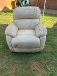 Arm chair. Tall refridgerator Armchair which is rather heavy. Currently in garden with easy access through side gate to my driveway. Tall refrigerator in attached garage in front of driveway. Easy parking in my driveway on cul de sac. No traffic and plenty of parking in driveway or in front of house LU2 - removed for £130