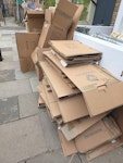 cardboard and packing paper W4 - removed for £130