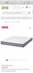 Double ikea mattress Double mattreess only 1 year old SW9 - removed for £52