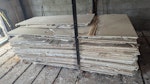 Two piles of plasterboard Two large piles of plasterboard from the house strip down. DA1 - removed for £360