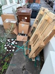 Solar installation waste Wooden pellet, boxes, railing, and other solar installation waste IG11 - removed for £94