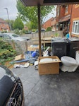 Bathroom refurb waste Bathroom refurb waste. Including vinyl floor offcuts B9 - removed for £200
