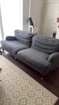 sofa large 2 seater sofa - 210cm x 83cm x76cm (WxDxH). SW9 - removed for £123