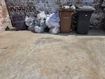 Remove Fly Tipping There are around 8 clear bags 2 bins and a suit case M30 - removed for £160
