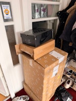 boxes and gym equipment collected by we recycle waste ltd