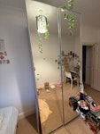 1 double door ikea pax+table 1 ikea pax wardrope double mirror door and a ikea study table for kids. wardrope must be dismantled TW11 - removed for £130