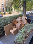 Cardboard boxes Cardboard boxes and plastic packaging E8 - removed for £117