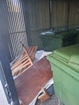 some wood and waste in bin are wood and bits and pieces RG12 - removed for £110
