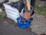 garden waste garden rubbish a few bits of home rubbish and a bag of polystirene CR0 - removed for £88