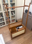 Light wooden furniture Just a semi broken open-style wardrobe, plus a couple small pieces of wooden furniture (reusable), and a broken very small dehumidifier (all pictured). SE18 - removed for £88