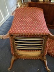 Old Ercol (?) armchair This is a really good old armchair in very good condition. The only reason I'm getting rid of it is because its seat slopes backwards, and that's bad for my back. I can't donate it to charities because I don't have any fire safety labels for it, because it was made well before such labels. NG5 - removed for £78