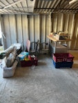 rubbish collection see photos tool bench gazebo table out of date drinks in crate old carpet collect from rear of house driveway is on photos SM1 - removed for £130