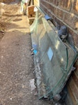 Mix of leftover DIY waste 2m glass shower enclosure; small amount of plasterboard; porcelain tile cutoffs; 2 short metal gutter pieces; approximately 12 bags of miscellaneous building waste; wood from old fencing; old roofing wood (max length of a few is 4.5m - easily cut); a few plastic conduit pipes; 2x toilet pans; small amount of plastic guttering and a metal pole SL3 - removed for £286