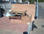 Solar waste Packaging Solar waste packaging - plastic, wooden pallet, cables, cardboard - all pictured TN24 - removed for £107