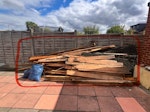 Wooden garden shed removal 10x6 wooden garden shed has been broken down ready for removal. 2 photos attached UB3 - removed for £194