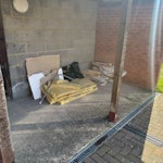 insulation, offcuts, card, insulation, offcuts, card, 2 bags debris NN15 - removed for £63