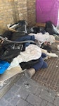 Bags of blankets, gen house wa Tenants move out waste, blankets, rug, vacuum, dustpan, clothes etc E2 - removed for £91