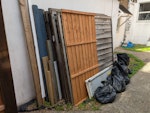 Old fence, rubble, radiator Old fence panels, timber, boards. 5 bags of concrete rubble (half filled so carry-able). 1 radiator.

Stacked down a side return accessible from the street. SE6 - removed for £165