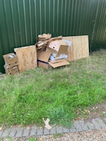 Solar Waste with pallets collected by TSS Waste