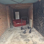 Fridge freezer/sofa/trolley/do Fridge freezer, sofa, trolley and door. We will leave in garage until collection time arranged and agreed. Thank you B23 - removed for £257