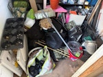 House move clear-out clutter House move clear-out. Mixed garden and household clutter: plant pots, seed trays, black bin bags of general junk, cool box, baskets, garden canes, plastic storage boxes. Pile measures approx 2m x 2m x 1m (about 4 cubic metres - small van load). Easy access, items can be put out front. Collection wanted Saturday 26 Sep, anytime - someone is home all day. W6 - removed for £143