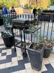 3 pots with debris and bbq Everything has been left on the entranceway for easy collection N5 - removed for £94