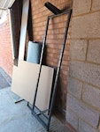 sofa 2m and other small items sofa about 2.5m by 1m by 80cm. cut off of carpet and 2 tiles, kitchen pantry unit and other small cut offs HP19 - removed for £117