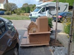 Packaging Cardboard, plastic, wood pallet - all pictured BH23 - removed for £100