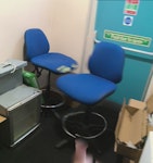 Fridge. PLEASE READ HALO0006425 - 1281
2 chairs
1 metal box
1mini fridge - Please quote only if you can provide a hazardous waste consignment note as this is required for this collection. Thank you. NE8 - removed for £200