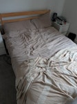 2 bed furniture clearance Furniture clearance from 2 bed house. Including:
* Sofa (3 person)
* Armchair
* Double bed frame
* Double mattress
* Tall flat pack book case
* Folding wooden dining table
* 2x wooden chairs
* 2x bedside cabinets
* Office chair.
With exception of the double mattress and 2 bedside cabinets, all rest of furniture is in a usable/ saleable condition.
Can be collected PM on Sunday 4th October or up to 10am on Monday 5th October .
All furniture will be moved to ground floor ready for collection. M18 - removed for £234