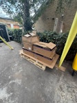 Wooden Pallet and other waste CR7 - removed for £125