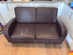 2 person sofa with minor tears This is a couch with minor tears that we upgraded with a new couch, and no longer need this one. Hoping to have it removed soon. OX3 - removed for £78