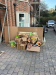 Solar install waste Wooden pallet, cardboard, boxes, other solar installation rubbish TW11 - removed for £113