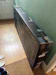 Product boxes (easy access) assorted boxes, can be flattened. the biggest one is for the Secret Lab tabletop which is 190cm x 75cm x 19cm. then the titan chair box, the rest are small to medium. easy access by the front door. WA10 - removed for £130